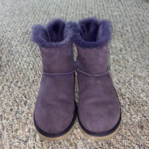Purple Ugg mini Bailey bows